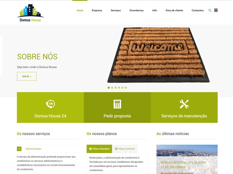 Novo site Domus House